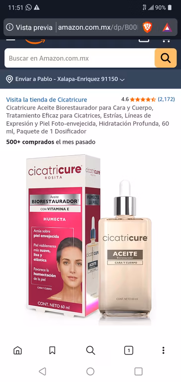 Amazon: Cicatricure Aceite Biorestaurador para Cara y Cuerpo, Tratamiento Eficaz para Cicatrices