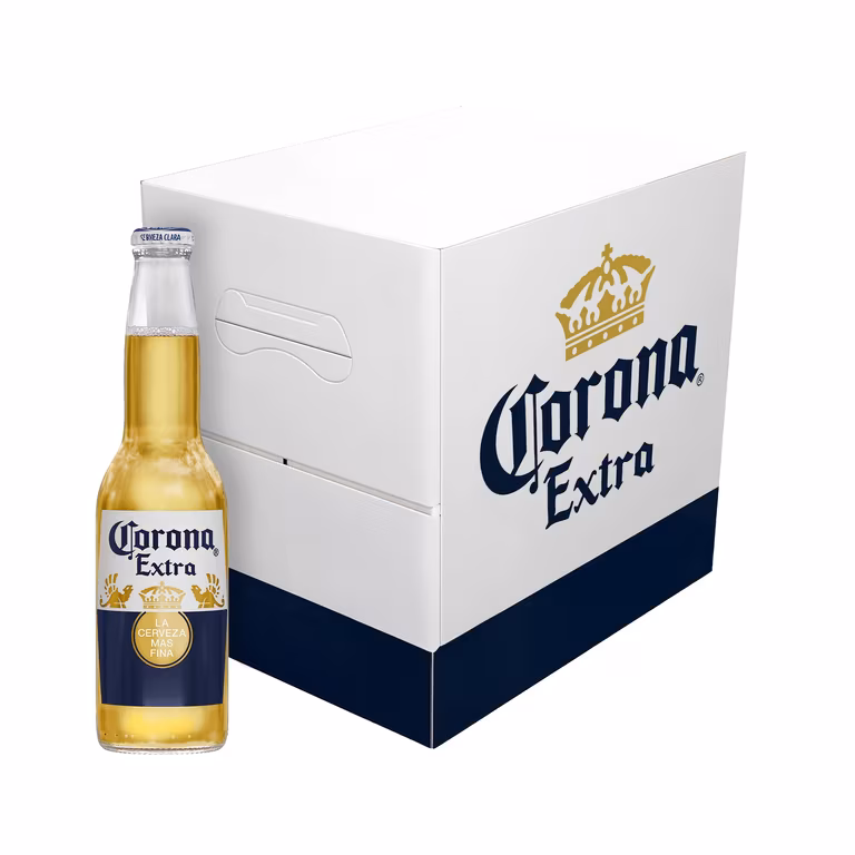 Amazon: CINCO (5) paquetes de 12 de Cerveza Clara Corona Extra 355 ml pa la calor | ($159 c/paquete)