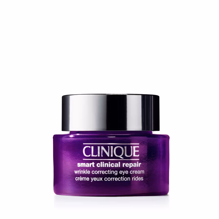 Amazon: Clinique Smart Clinical Repair Crema Contorno de Ojos con Ácido Hialurónico + Péptidos - Antiarrugas, Hidratante y Desinflamante