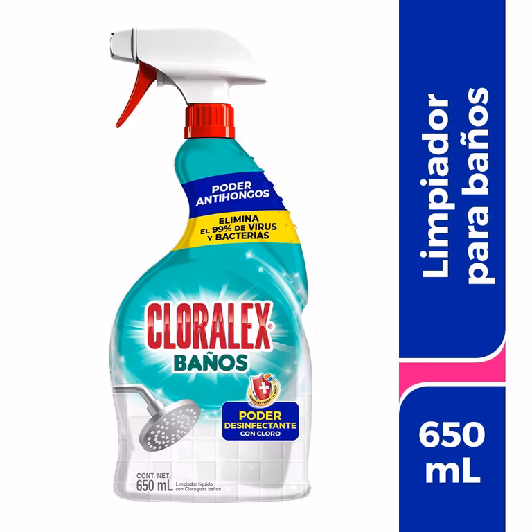 AMAZON: Cloralex Limpiador Con Cloro Cloralex Baños Antihongos 650ml