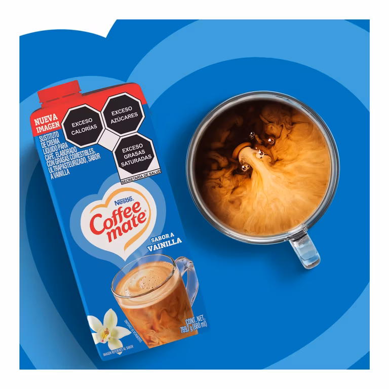 AMAZON: Coffee Mate Liquido Vainilla Sustituto de Crema para Café Brick de 769.7g