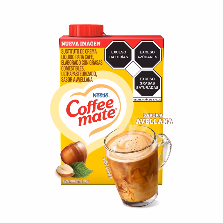 Amazon: Coffee Mate Sustituto de Crema Para Café Líquido Sabor a Avellana 530g
