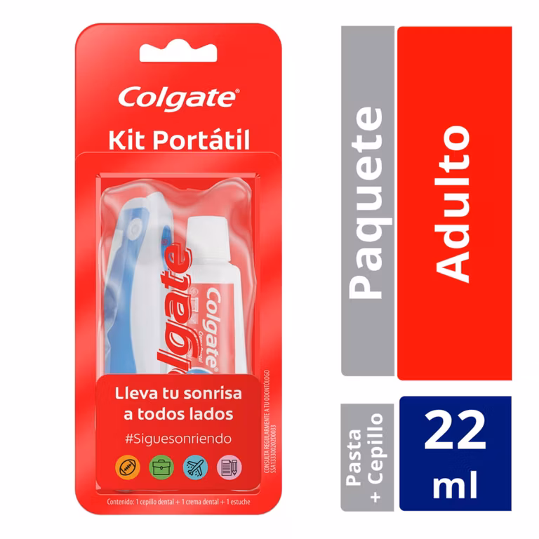 AMAZON: Colgate Kit Portátil 2 Piezas Pasta Y Cepillo Dental (Planea y Ahorra)