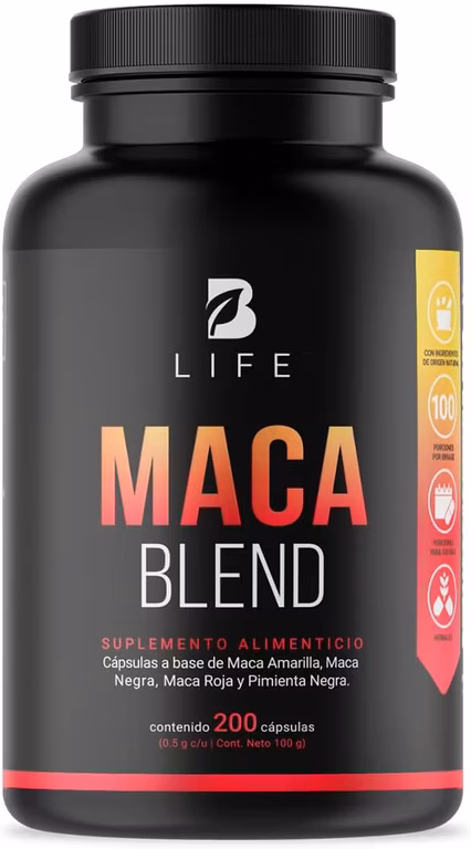 Amazon: Complejo de Maca 200 Cápsulas 1000 mg por porción. Amarilla, Negra, Roja y Pimienta Negra. Ingredientes naturales. | Planea y Ahorra
