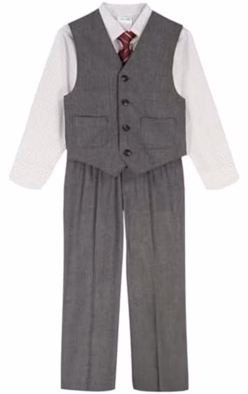 Amazon: Conjunto formal 4 piezas Calvin Klein para niño