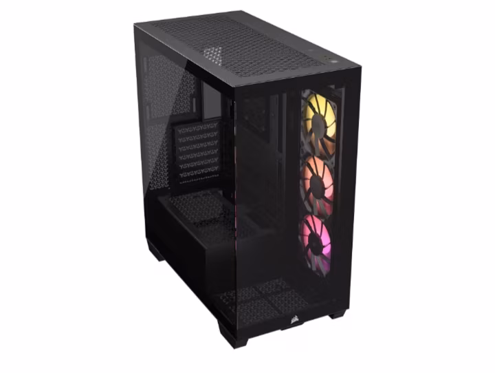 Amazon: CORSAIR 3500X ARGB Media-Torre ATX Caja de PC de Doble Cámara