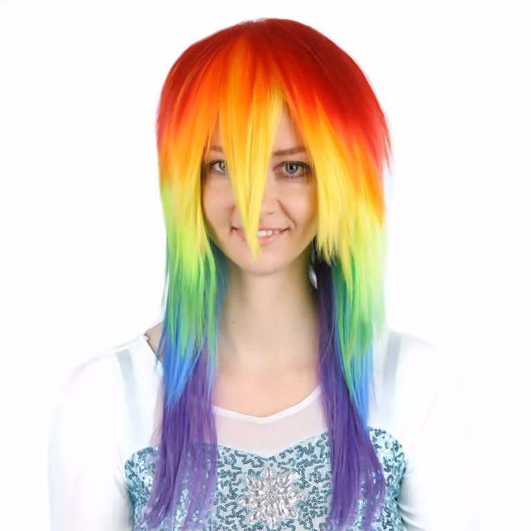 Amazon: Cosplay EXCEART Peluca Cosplay Muñeca