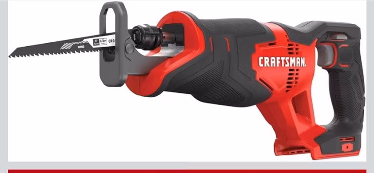 Amazon: CRAFTSMAN V20 Sierra alternativa, sin cable, 3.000 RPM, cambio rápido y fácil de la cuchilla, sin batería