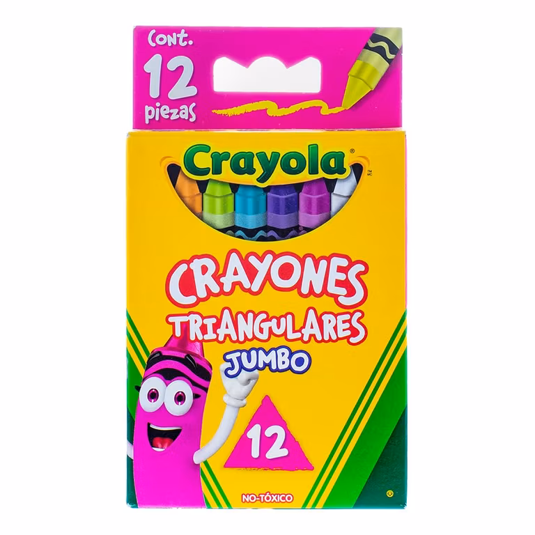AMAZON: Crayola 12 Crayones Triangulares Jumbo