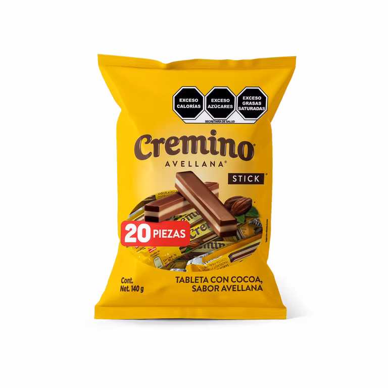 Amazon: Cremino Chocolate Bicolor Stick bolsa de 20 pieza. - Compra 3 por el precio de 2