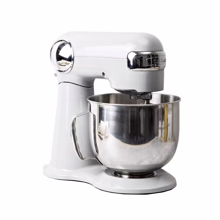 Amazon: Cuisinart SM-50ES Batidora de Pedestal, Blanco, 5.5 Qt, Medium | 12 velocidades, motor de 500 W