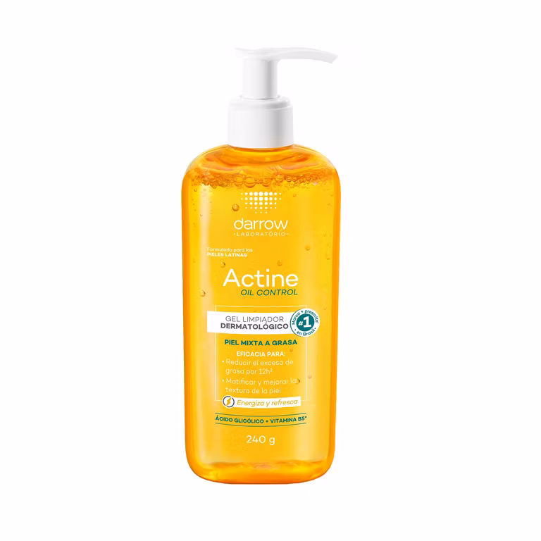 Amazon: DARROW, Actine Oil Control Gel Limpiador Dermatológico