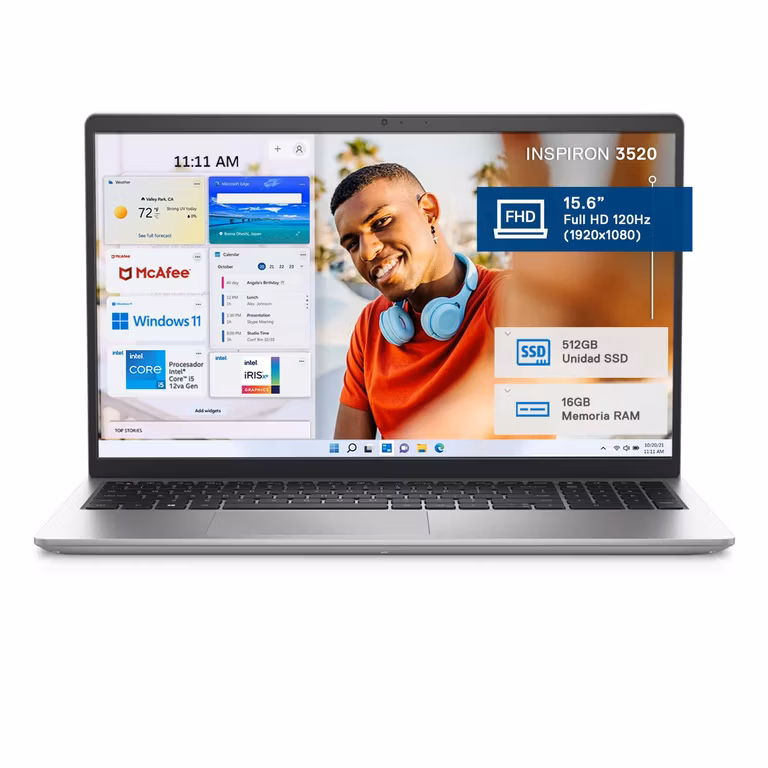 Amazon: DELL Laptop Inspiron 3520 I5-1235U, 16GB RAM, 512GB SSD, 15.6” FHD Intel Iris Xe Graphics