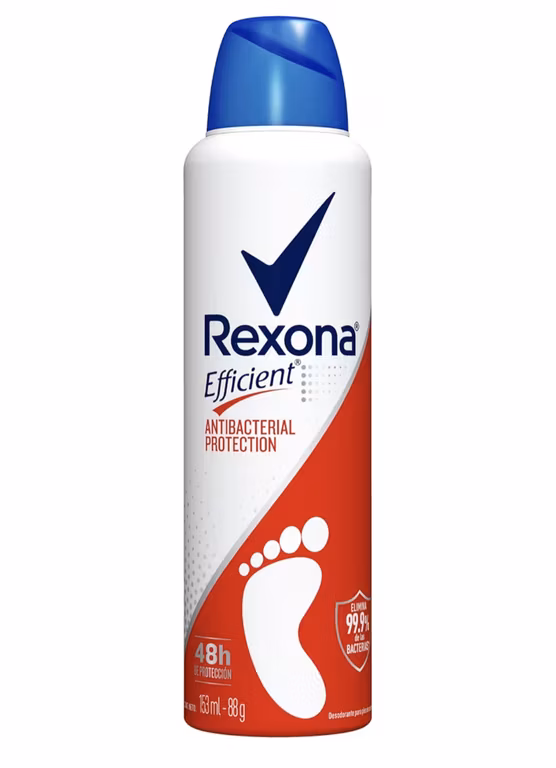 Amazon: Desodorante para pies Rexona Efficient Antibacterial 153 ml, precio comprando 10 | Planea y Ahorra