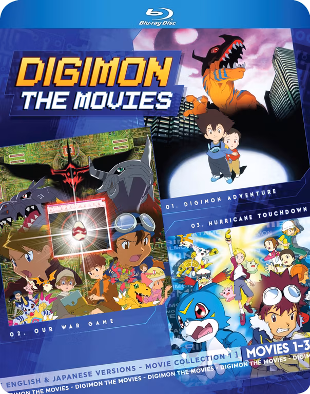 Amazon: Digimon The Movies 1-3 Collection [Blu-ray]