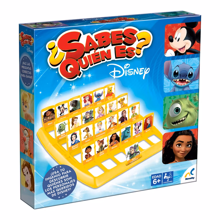 Amazon: Disney Juego de Mesa Infantil ¿Sabes Quién Es? Novelty Corp