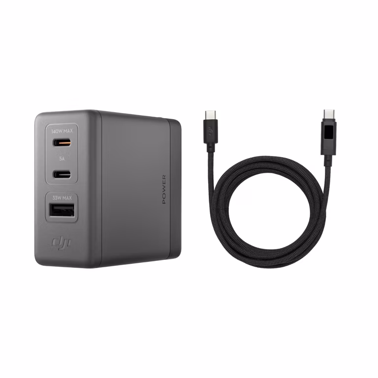 Amazon: DJI Cargador GaN de 140 W con pantalla – $1,199