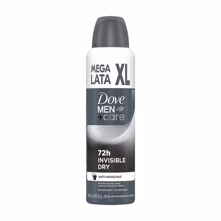 AMAZON: DOVE MEN Antitranspirante en Aerosol Invisible Dry, 210 ml (Cupón de la tienda + Planea y Ahorra) $107 por 2 piezas