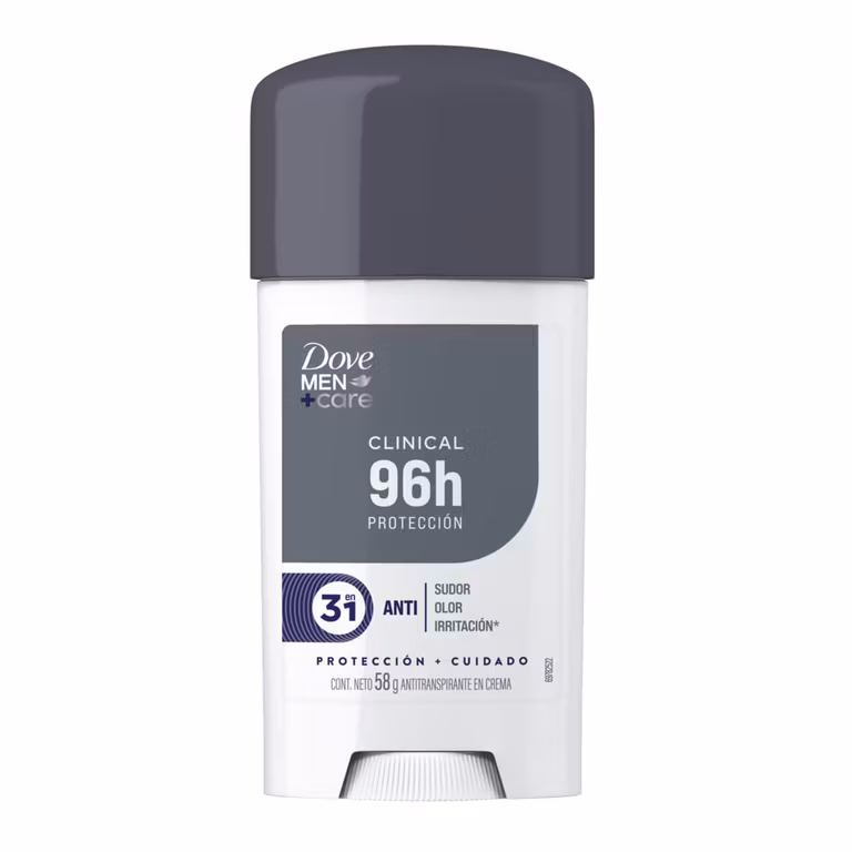 AMAZON: DOVE MEN + CARE Clincal Desodorante en Crema, 96 h de protección contra el sudor y control de olor 58 g (Comprando 2 piezas $138.60)