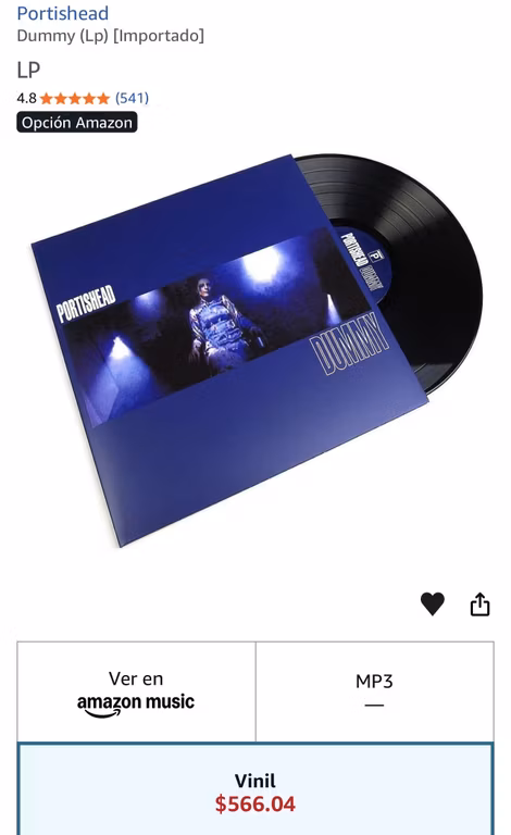 Amazon: Dummy - Portishead Vinyl