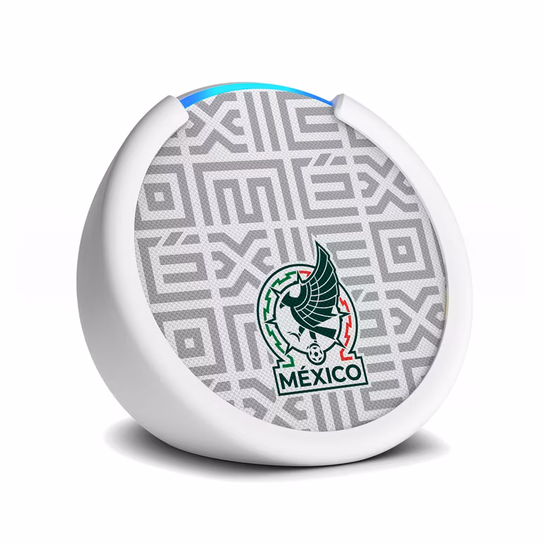 Amazon: Echo Pop de edición limitada con licencia de la Selección Nacional de México(modelo+ reciente)incluye Acceso Anticipado Alexa+