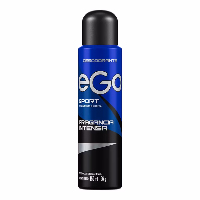 Amazon: EGO Desodorante para Hombre Aerosol Sport 150ml || 10 piezas 26.75 c/u, 5 piezas $30 c/u y 1 pieza $38 | Planea y ahorra
