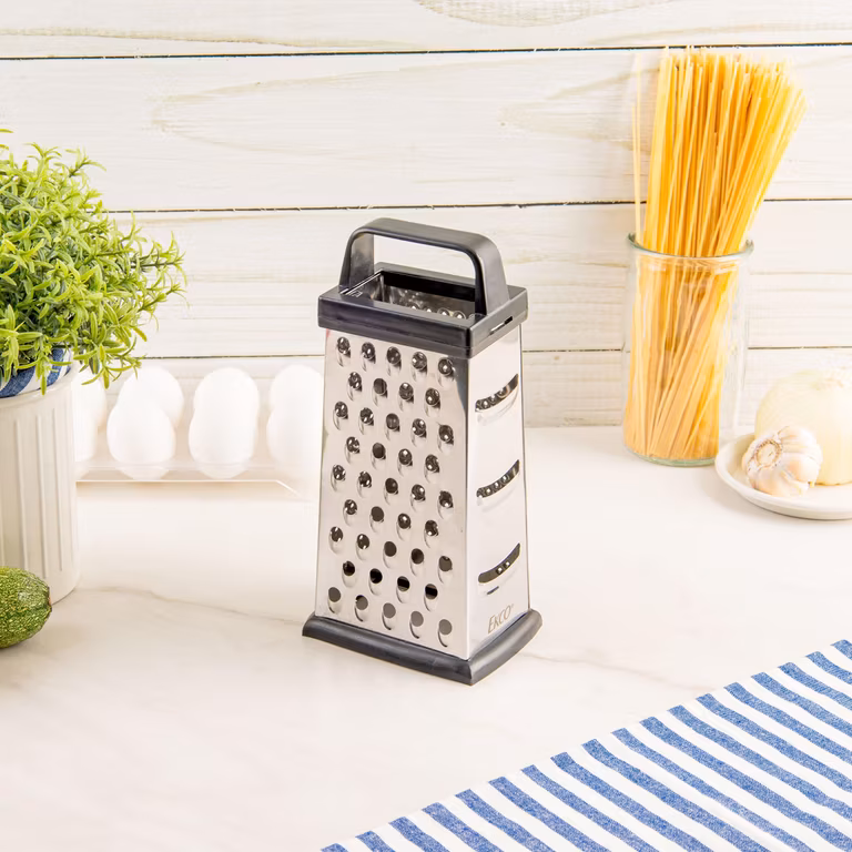 AMAZON: Ekco | Rallador de Queso Classic de Acero Inoxidable - Negro