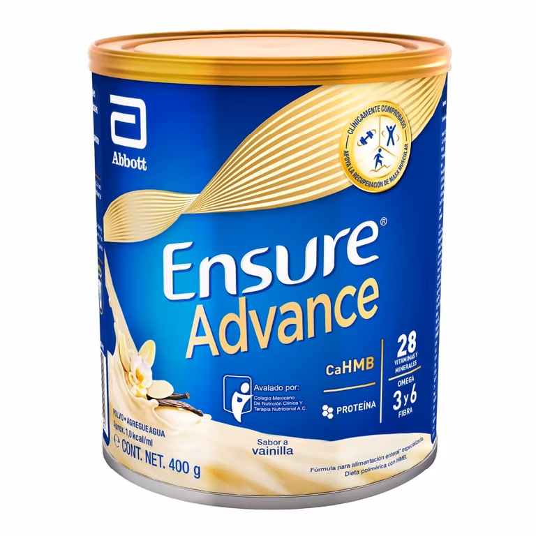 AMAZON: Ensure Advance - en Polvo 400g, Sabor Vainilla, Fuente de Proteínas y Nutrición Completa para Adultos (Planea y Ahorra)
