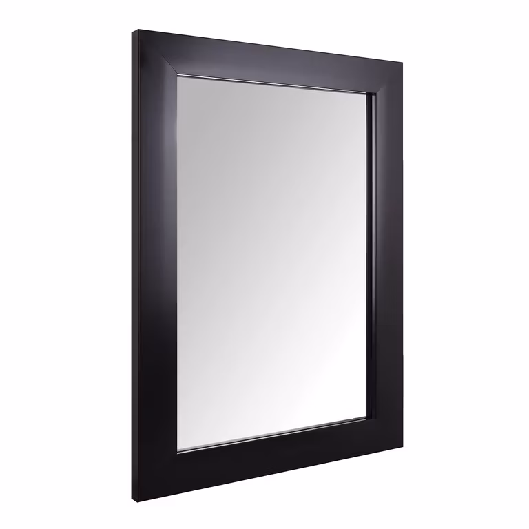 Amazon: Espejo Amazon Basics - pared rectangular de 71 x 50 cm borde ancho, negro Nombre del patrón: