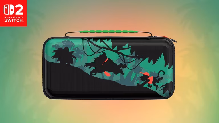 Amazon: Estuche (Lenticular) de viaje para Nintendo Switch 2 | Temática Donkey Kong [compra 2 por 761 peso]