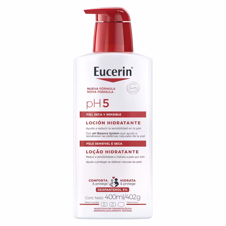 Amazon: Eucerin Ph5 Loción Corporal Hidratante para Piel Seca O Sensible, 400 ml | Planea y ahorra