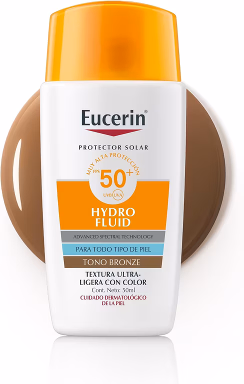 Amazon: Eucerin Protector Solar Facial con Color