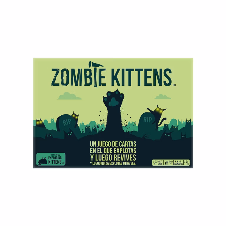 Amazon: Exploding Kittens edición Zombies en ESPAÑOL - PRECIO MÁS BAJO HISTORICO