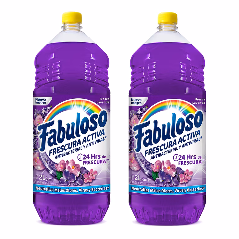 Amazon: Fabuloso Lavanda 2 botellas de 2 LT (con cupon del vendedor + planea y ahorra)