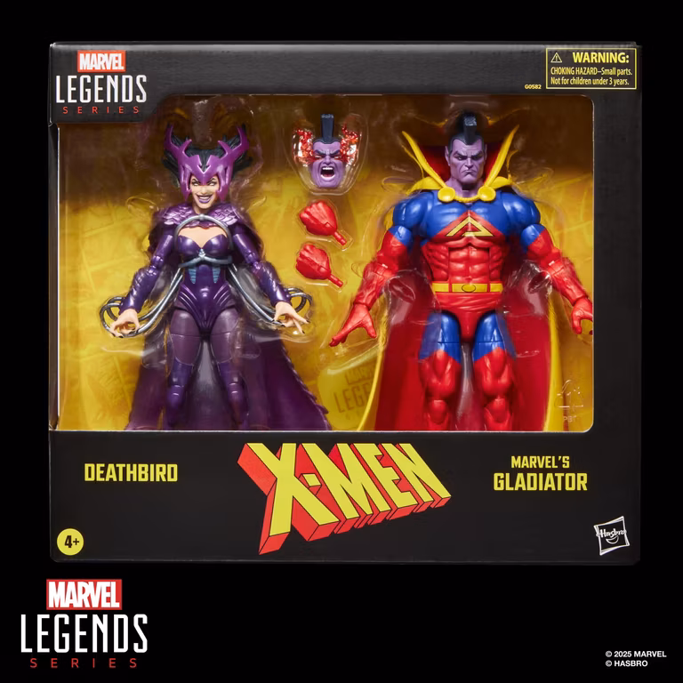 Amazon: Figura Deathbird y Marvel’s Gladiator Marvel Legends (minimo historico)