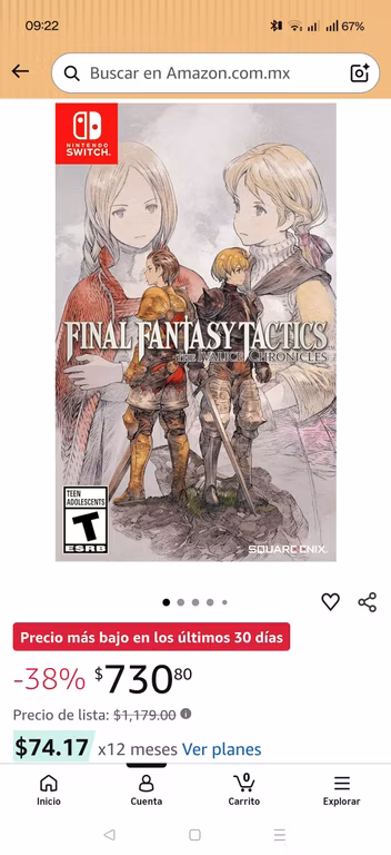 Amazon - Final fantasy tactics Nintendo switch 1