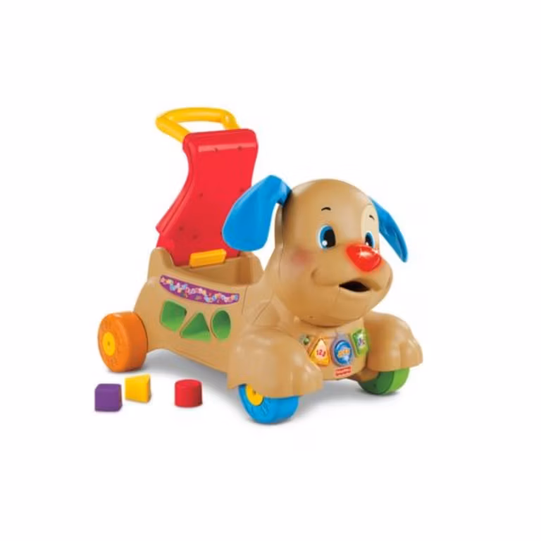 Amazon: Fisher-Price Ríe y Aprende Andadera Perrito Camina Conmigo 9+ Meses