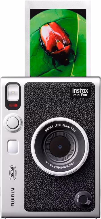 Amazon: Fujifilm Instax Mini EVO Cámara instantánea