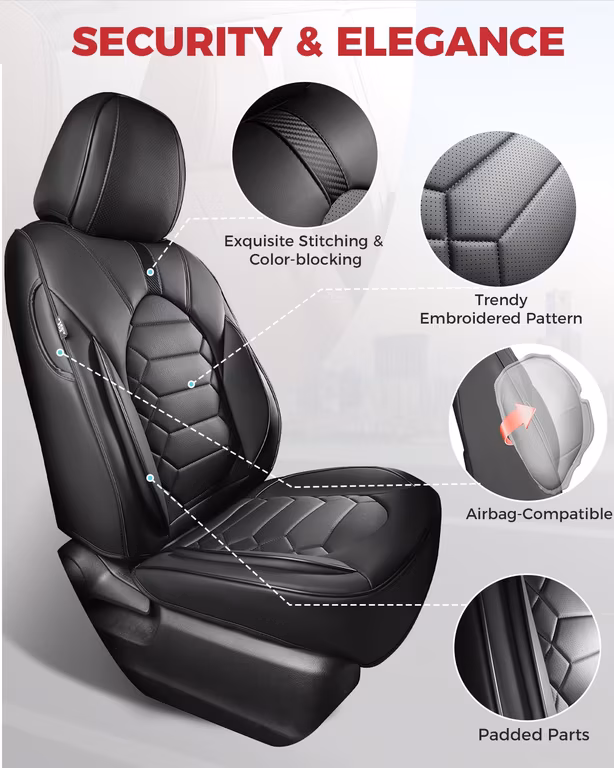Amazon: Fundas para Asientos de Auto FREESOO (Universales, Impermeables y Transpirables)