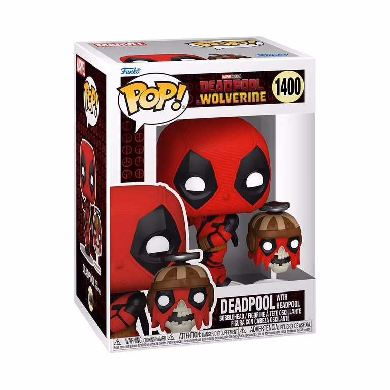 Amazon: Funko Pop! & Buddy: Deadpool & Wolverine - Deadpool with Headpool