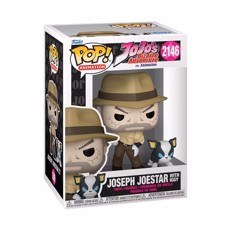 Amazon: Funko Pop! & Buddy: JoJo's Bizarre Adventure - Joseph Joestar & Iggy