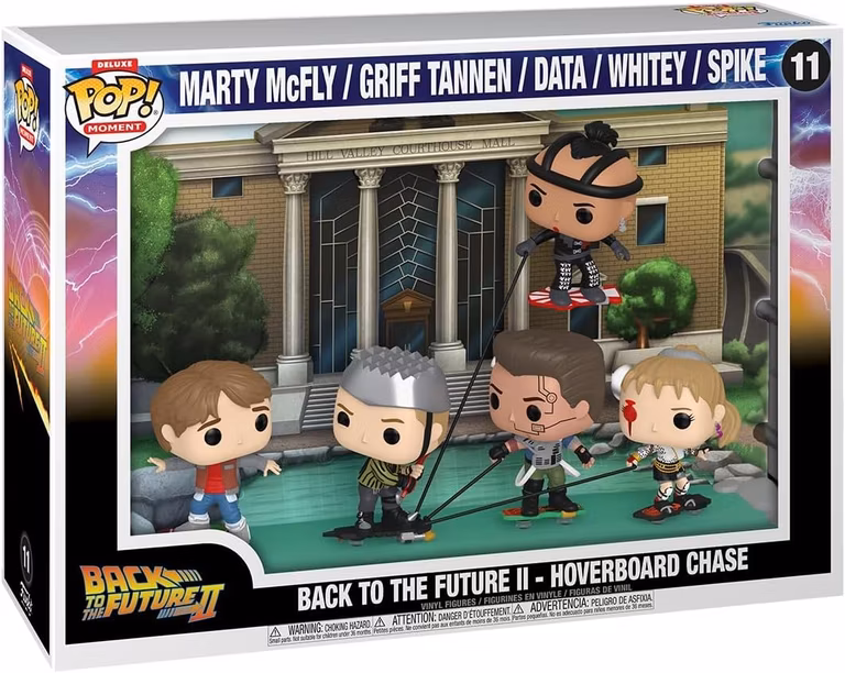 Amazon: Funko Pop! Moments Deluxe: Marty McFly Hoverboard Chase