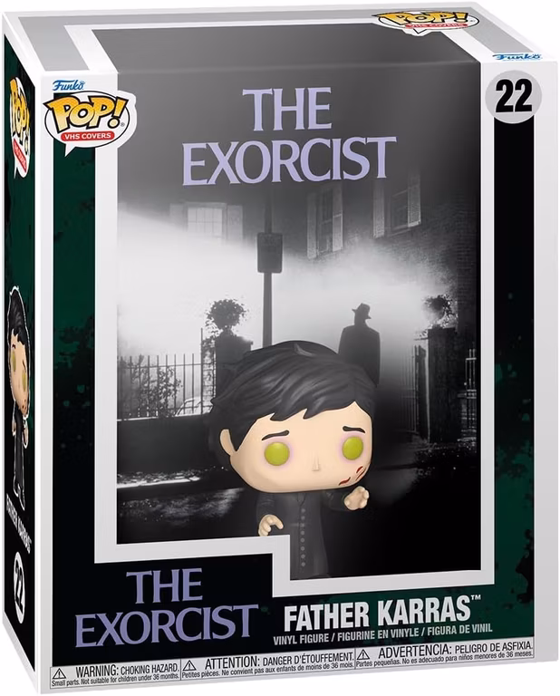 Amazon: Funko Pop! VHS Cover: The Exorcist - Father Karras - Collectable Vinyl Figure + Balón de regalo