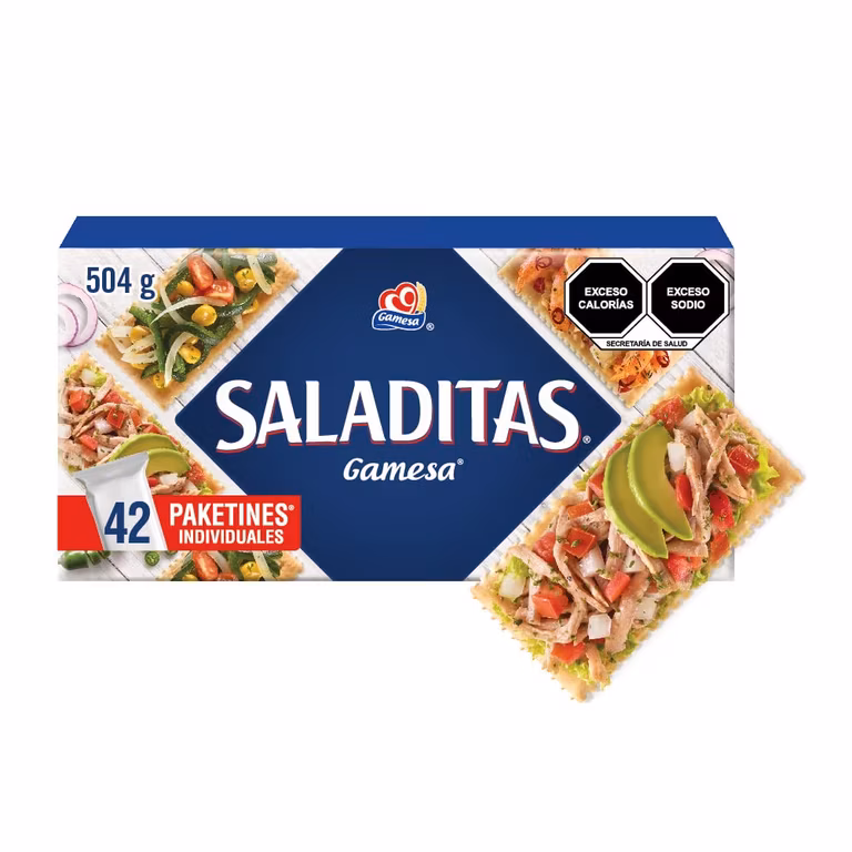 Amazon: Galletas saladitas caja de 504g, para el cóctel, a $28 c/u comprando 10