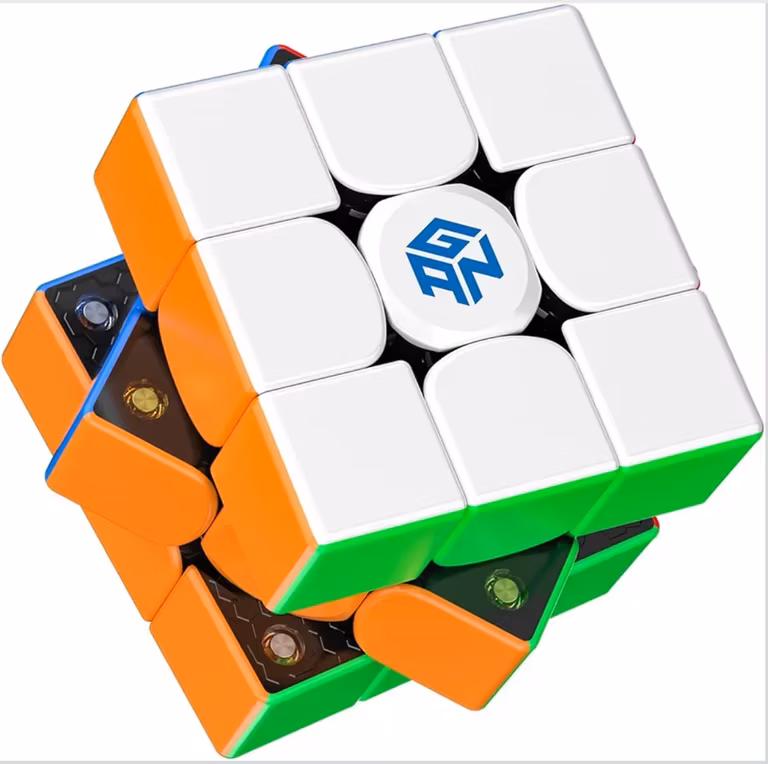 Amazon: GAN 356 M, Cubo de Velocidad Magnético 3x3 Sin Pegatinas (Stickerless), Cubo Mágico Gans 356M (Versión Lite 2020), Speed Cube