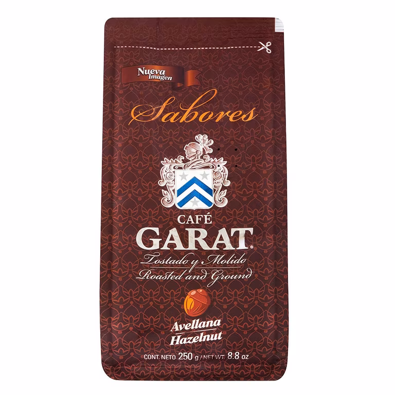 AMAZON: Garat Café Tostado y Molido Avellana, 250 G (Planea y Ahorra)