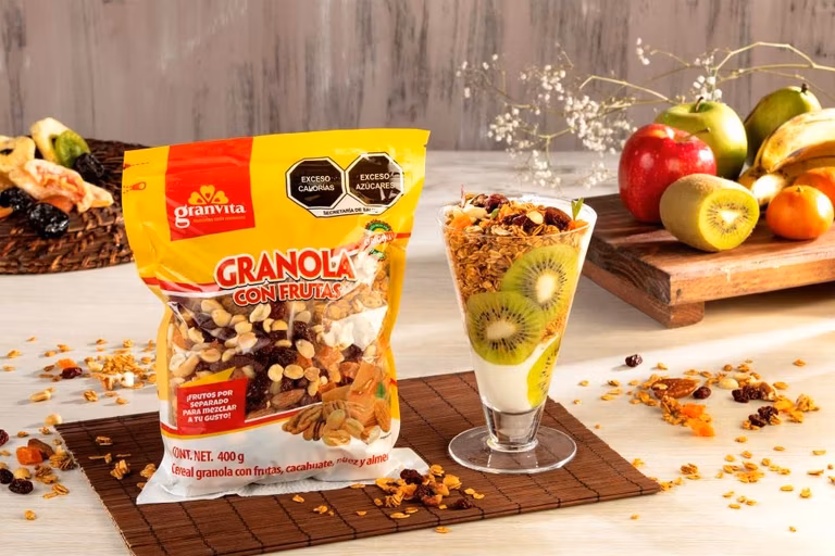AMAZON: Granvita, Granola con frutas, cacahuate, nuez y almendra - 400 g (Planea y Ahorra)