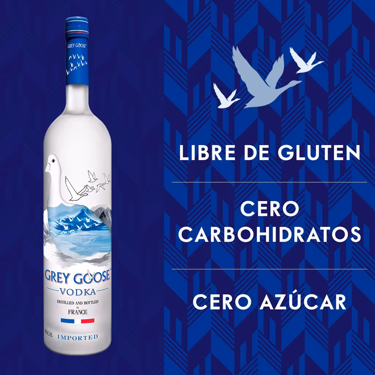 AMAZON: Grey Goose Vodka Francés 700 ml Carácter Suave