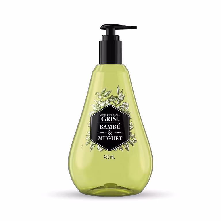 AMAZON: Grisi, Jabón para manos Bambú y Muguet, 480 ml (Precio comprando 2 piezas)