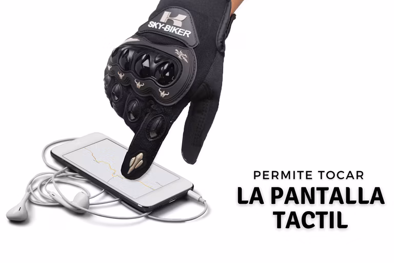 Amazon: Guantes para Motociclista (Antideslizantes y Pantalla Táctil)